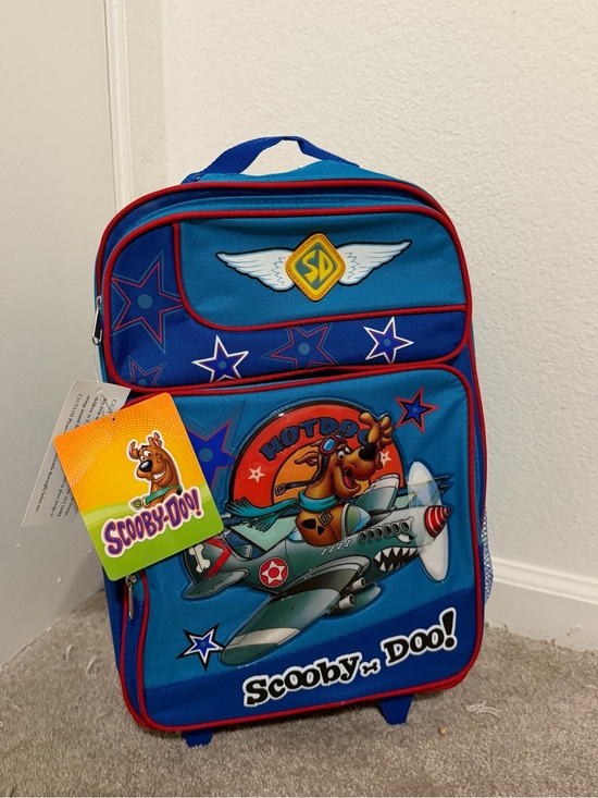 Scooby-Doo! Handbags - Vintage Y2K 16inch Scooby-Do Backpack - Rolling School Bag